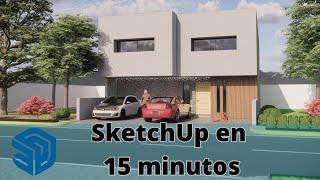 Aprende SketchUp en 15 minutos | SketchUp básico para principiantes