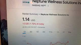  Neptune Wellness Solutions Inc NEPT Stock Trading Facts 