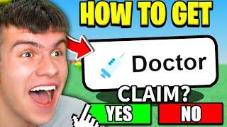 HOW TO GET The DOCTOR AURA IN Roblox AURA CRAFT!