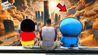 Franklin Survived Sandstorm & Found Lost Shinchan And Doraemon In Gta 5!