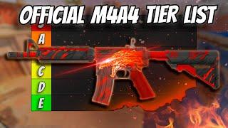 Official M4A4 Tier List! - Ranking Every CS2 M4A4 Skin from Best to Worst (2023)