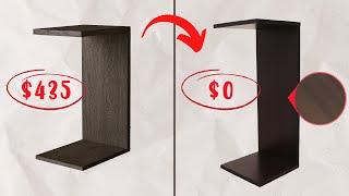 RESTORATION HARDWARE SIDE TABLE DUPE/Diy High-end Furniture Budget Home Decor