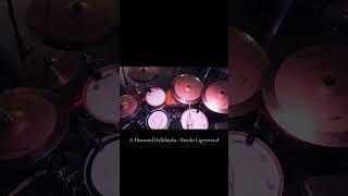 A Thousand Hallelujahs (outro to end, live drum cover) #brookeligertwood #drumcover #worshipdrummer