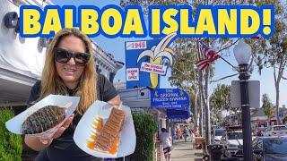 How We Spent our Day Exploring Balboa Island in Newport Beach! Historic Frozen Treats, Lunch & More