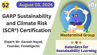 GARP Sustainability and Climate Risk (SCR) Certification