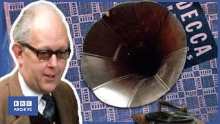 1975: GRAMOPHONE COLLECTOR with 13,000 RECORDS | Nationwide | Classic Music | BBC Archive