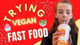 TRYING VEGAN FAST FOOD  (you won’t believe what happens next!) Anastasia Achikhmina