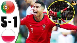 Portugal vs Poland 5-1 All Goals and Highlights - 2024