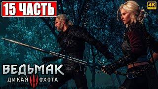 ПОЛНОЕ ПРОХОЖДЕНИЕ ВЕДЬМАК 3 RTX [4K]  Часть 15  The Witcher 3 Wild Hunt На Русском  На ПК