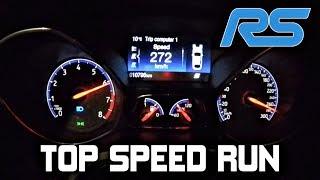 2017 Ford Focus RS Launch Control 0-272km/h TOP SPEED Run!