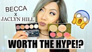 New! BECCA x JACLYN HILL -Champagne Collection Face & Eye Palette | Swatches+First Impression