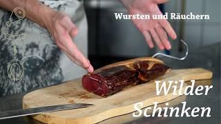 Schinken selber machen I Kaltgeräuchertes vom Wildschwein