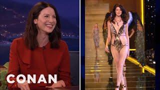 Caitriona Balfe Was The Whitest Victoria’s Secret Model | CONAN on TBS