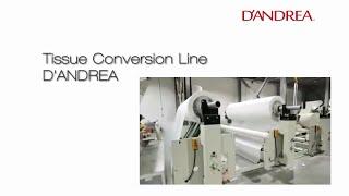 CONVERTION LINE - TISSUE SLITTER / REWINDER MACHINE D'ANDREA