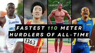 Top 10 Fastest Men 110m Hurdles | Lightning Fast Performances