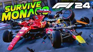 SURVIVE the EXTREME HARDCORE DAMAGE MOD in MONACO on F1 24