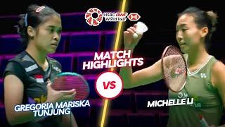 Beautiful‼️‼️G.M. Tunjung (INA) vs Michelle Li (CAN)‼️‼️Last Meeting Before All England Open 2025