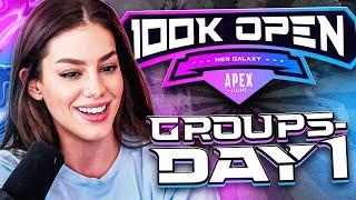 DOMINATING DAY 1 OF $100,000 HER GALAXY APEX TOURNAMENT !!! | Lululuvely | LuluLuvely Apex Legends