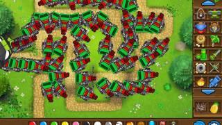 Btd5: 55 bloonchippers vs. 1 ZOMG