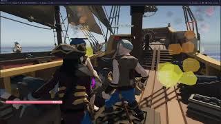 Ship Boarding & Deck Fight Between Crews