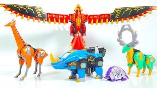 SMP GaoIcarus "unboxing" Power Rangers GaoRanger Megazord transformation Japanese candy toys