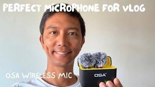 Wireless Microphone OSA Unboxing (BEST for Vlogging)