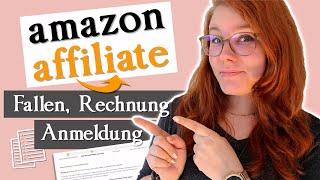 Rechnung, Fallen, Anmeldung | AMAZON AFFILIATE Marketing TIPPS