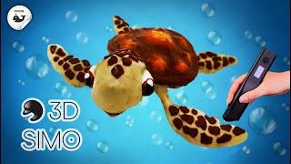 3DSIMO MULTI PRO | TURTLE SQUIRT FROM FINDING NEMO | HOW TO MAKE TURTLE SQUIRT WITH 3DSIMO MULTI PRO