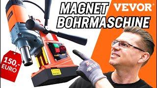 150,- € BILLIGSTE MAGNET BOHRMASCHINE der WELT?! | China Tools im Test | VEVOR