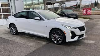 White 2021 Cadillac CT5 Sport Review   - GSL GM City - Calgary