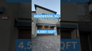 New 4,500+ SQFT Home For Sale In Henderson | #hendersonhomes #lasvegasrealestate