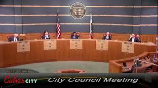 Culver City -  City Council Meeting -8/12/2024