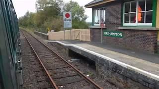 Okehampton station to Meldon Quarry 2017