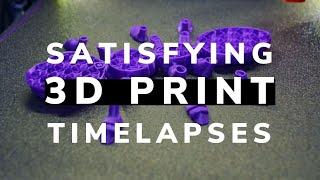 Satisfying Awesome 3D Prints Timelapse - Satisfying 3D Print Timelapse Episode 1