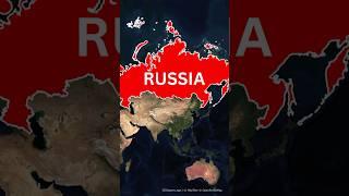 From Norway to North Korea: Russia's Bordering Nations #russia #worldmap  #animatedmap