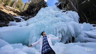 雪后的理小路更是美到next level啦 #四川看雪 #理小路