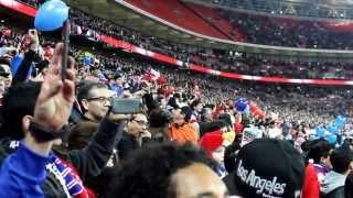 Himno Nacional - Estadio Wembley - Inglaterra 0 - 2 Chile (15/11/13)