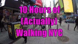 10 Hours of Walking in NYC as a regular guy (Actually 10 hours)