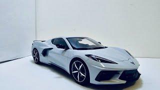 AUTOart Chevrolet Corvette Stingray Ceramic Matrix Grey Metallic 1:18 Scale (Unboxing)