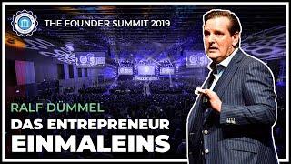 DAS ENTREPRENEUR-EINMALEINS! - Ralf Dümmel - The Founder Summit 2019