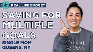 BBP REAL LIFE BUDGET | Single Mom + Savings Tips