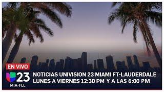  Univision 23 Miami 11:00 pm: Hay cubanos en el grupo de migrantes atacado por soldados en México