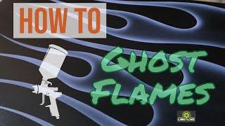 How to Airbrush Paint Ghost Flames on your Motorcycle, Car or Hot Rod