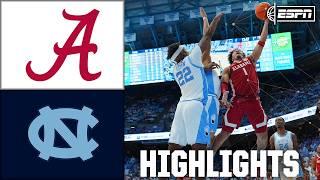 Alabama Crimson Tide vs. North Carolina Tar Heels | Full Game Highlights | ESPN College Basketball