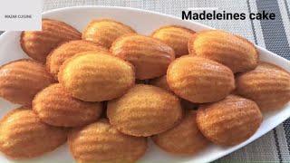 MADELEINES  FRENCH CAKE RECIPE ,  EASY MADELEINES CAKE RECIPE BY MAZAR CUISINE