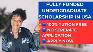 Fully funded scholarships for undergraduate International Students #scholarship #school #fully