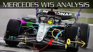 Mercedes W15  -  Aerodynamics Analysis and Initial Thoughts