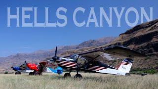 Hells Canyon-Backcountry Flying with all sorts of new friends