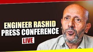 Baramulla MP Engineer Rashid LIVE | Press Conference | Delhi | J&K polls |PDP | NC |BJP | Kashmir