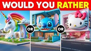 Would You Rather - Build Your LUXURY Dream House  Moca Quiz